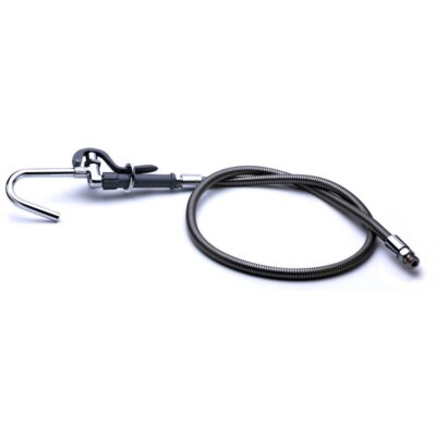T&S Brass Pot & Glass Filler, Hook Nozzle, 68'' Flexible Stainless Steel Hose