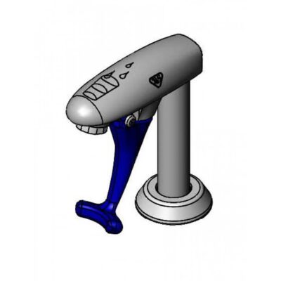 T&S Brass Glass Filler, 4'' Deck Mount Pedestal, 1/2'' NPT Male Shank